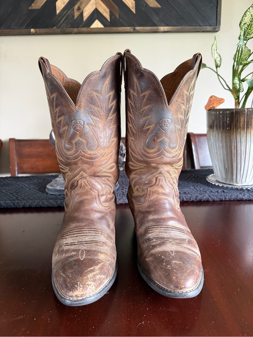 Ariat Heritage R Toe Western Boots - Picture 3 of 6